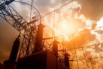 Wall Mural - main power plant energy ideas and energy saving.