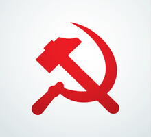 Flag Of USSR. Vector Drawing Icon