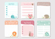 design elements for notebook, diary, stickers and other template.vector,illustration