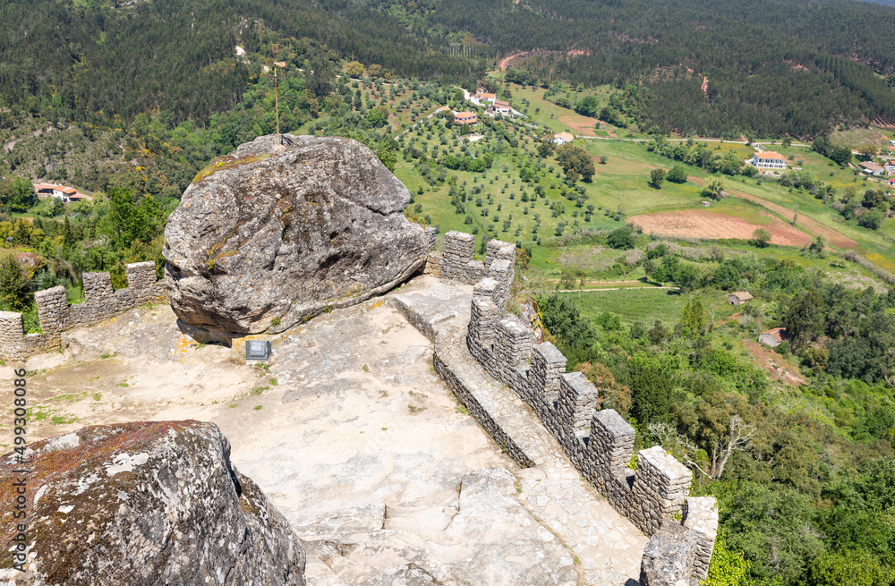 the medieval castle of Penela town, district of Coimbra, province of