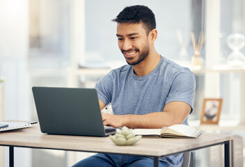Aufkleber - Every day is an opportunity to be great. Shot of a young businessman using a laptop in an office at work.
