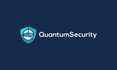 vector graphic illustration logo design for logogram pictogram quantum security