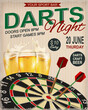 © ivgroznii7 - Darts Night retro poster.