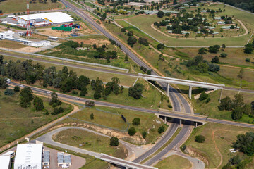 Wall Mural - view of highway in the city