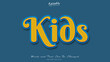 © YENI - kids editable text effect, free font