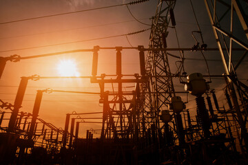 Wall Mural - main power plant energy ideas and energy saving.