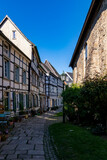 Fototapeta Uliczki - Historical village panorama in europe, germany / Hattingen