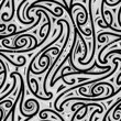Seamless pattern Polynesian origin