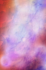Wall Mural - Watercolor texture background colorful splash