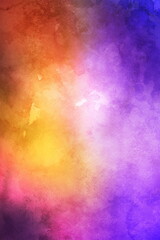 Wall Mural - Watercolor texture background colorful splash