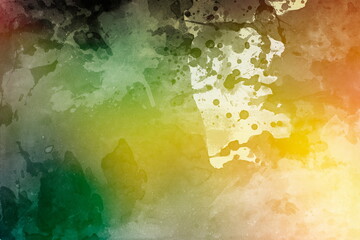 Wall Mural - Watercolor texture background colorful splash