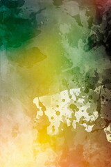 Wall Mural - Watercolor texture background colorful splash