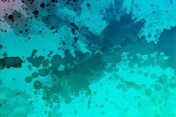 Wall Mural - Watercolor texture background colorful splash