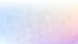 Multicolor gradient pastel background with translucent triangles. Subtle pattern