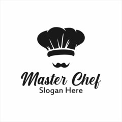 Wall Mural - Master Chef Logo Design Vector Template