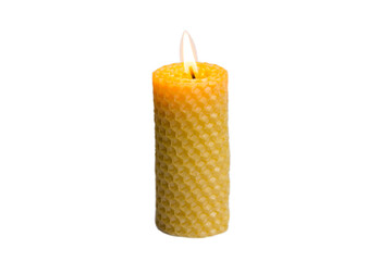 Wall Mural - A candle made of honeycomb