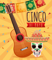 Wall Mural - mexican celebration card