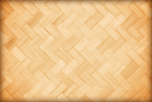 Woven Bamboo Texture Surface Abstract Background