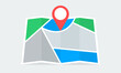 Location map vector icon. Location pin on map. Search place position. Vector 10 EPS.