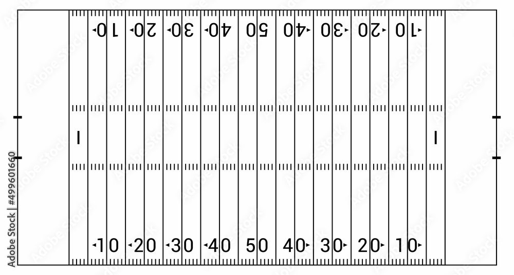 Nfl Football Field Diagram
