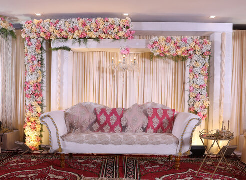 Arabic wedding hall decoration in india