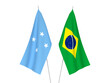 Brazil and Federated States of Micronesia flags