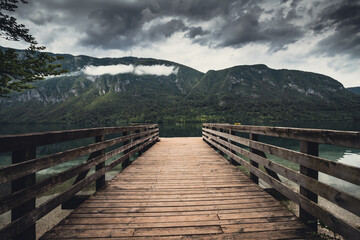 Wall Mural - Lake Bohinj in Slovenia