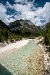 Wall Mural - Soca river in Slovenia