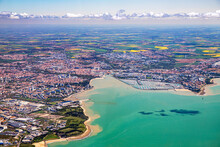 La Rochelle, Ré And Oléron Island In Atlantic Ocean Aerial View