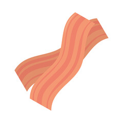 Wall Mural - fried bacon icon