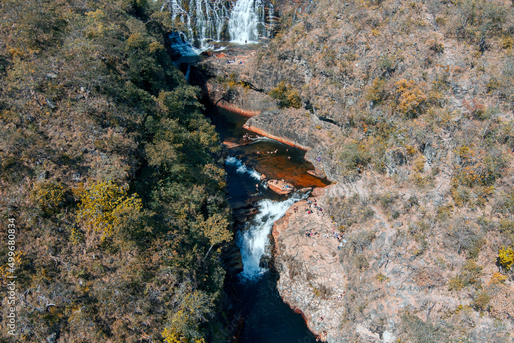 Alto Paraíso de Goiás. Catarata dos Couros. Chapada dos Veadeiros ...
