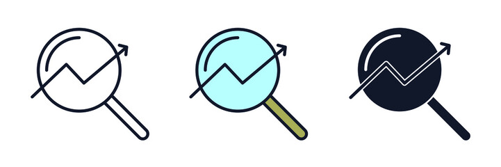 SEO optimization icon symbol template for graphic and web design collection logo vector illustration