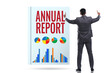 © Elnur - Businessman in annual report concept