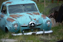 Old Car In The Field