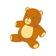 Sticker - teddy bear illustration