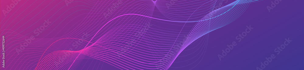 abstract background using blue and pink gradient waves. the background ...