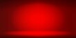 © Muhammad Muhdi - Bright red studio space background, product display with copy space to display your content design