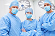 © Robert Kneschke - Surgery team with senior physician and assistant physicians
