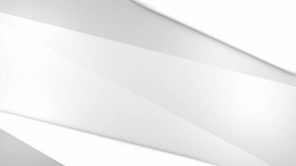 Wall Mural - looping white moving geometry background