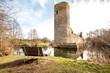 © mitifoto - Burgruine Baldenau, die einzige Wasserburg im Hunsrück, erbaut ca. 1315