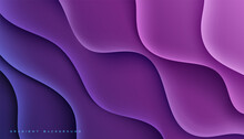 Abstract Purple Wavy Light And Shadow Gradient Background