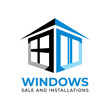 Vector logo for the sale and glazing of windows