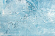 © Mila - Abstract blue art background. Oil painting on canvas. Blue and white texture. Fragment of artwork. Spots of acrylic paint. Modern art. Contemporary art. Oil paint