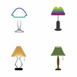 © Achmad99 - Bedroom lamp vector icon background