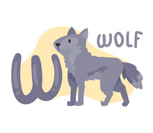 Wolf And W Letter