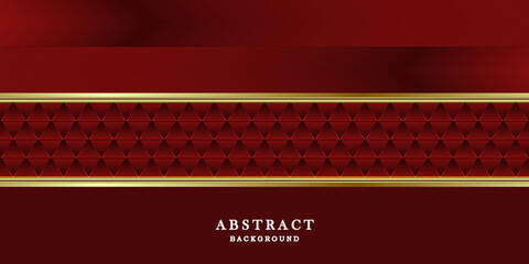 Wall Mural - Modern red gold background vector