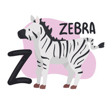 Zebra And Z Letter