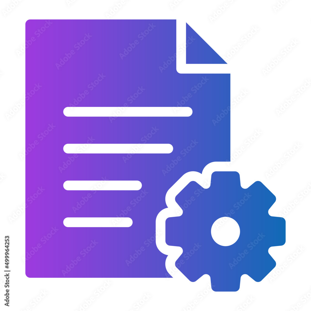 setting gradient icon
