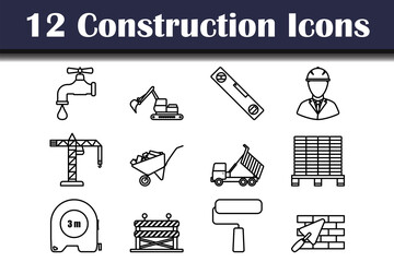 Sticker - Construction Icon Set