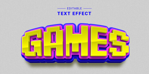 Editable Text Effect Mockup. Vector Graphic Style
